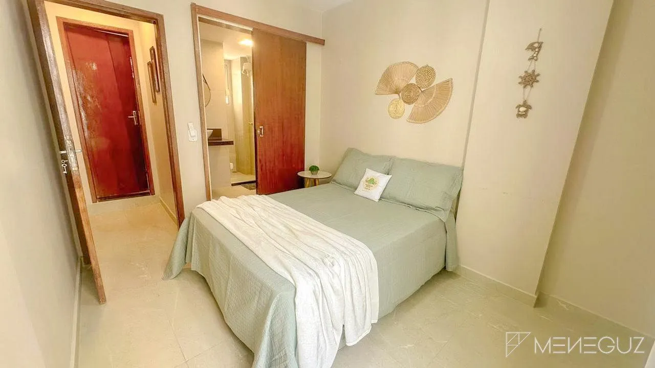 Imagem Apartamento 2 quartos, finamente mobiliado a uma quadra do mar