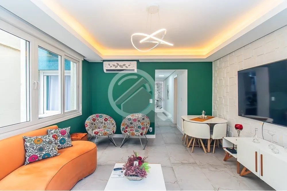 Imagem Apartamento de frente, com 109,78 m² - 3 dormitórios transformado em 2, sendo 1 suíte com closet....