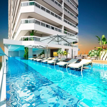Imagem Apartamento na Planta para Venda em Praia Grande, Aviacao, 3 dormitórios, 3 suítes, 4 banheiros, 2 vagas