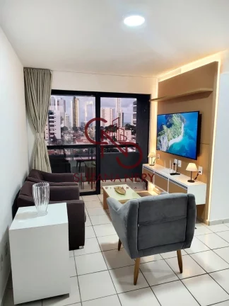 Imagem Apartamento Vista Mar, Mobiliado em Ponta Negra