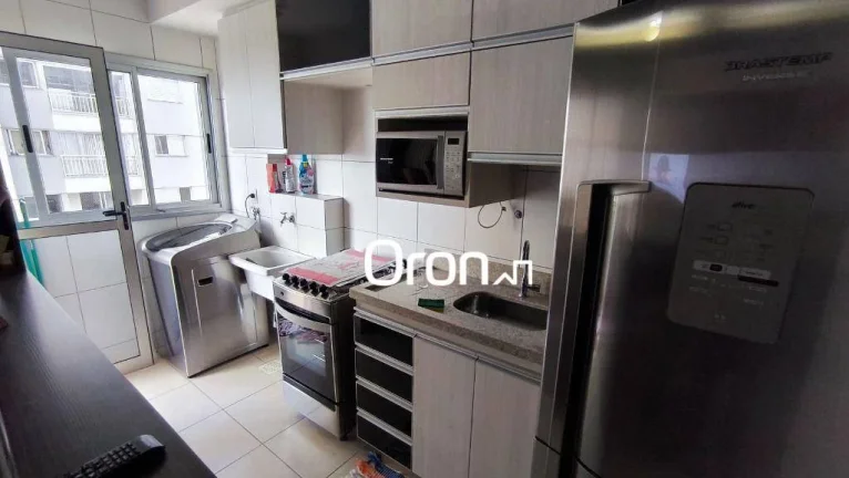 Imagem Apartamento mobiliado com 2 dormitórios à venda, 58 m² por R$ 399.500 - Parque Amazônia - Goiânia/GO