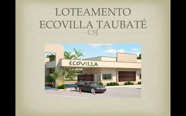 Imagem Terreno à venda 312M², Chácaras Cataguá, Taubaté - SP | Condomínio Eco Villa Taubaté