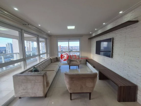 Imagem Apartamento a venda na Vila Carrãorão 155metros/3suites/3vagas livres/Mobiliado