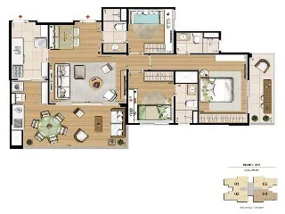 Imagem Edifício Blend Vila Mardiana São Paulo, apartamento à venda com 3 quartos em Vila Mariana São Paulo