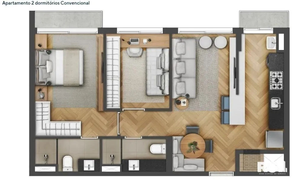 Imagem Apartamento NOVO na Cidade Baixa, Porto Alegre - Cód. RP390551