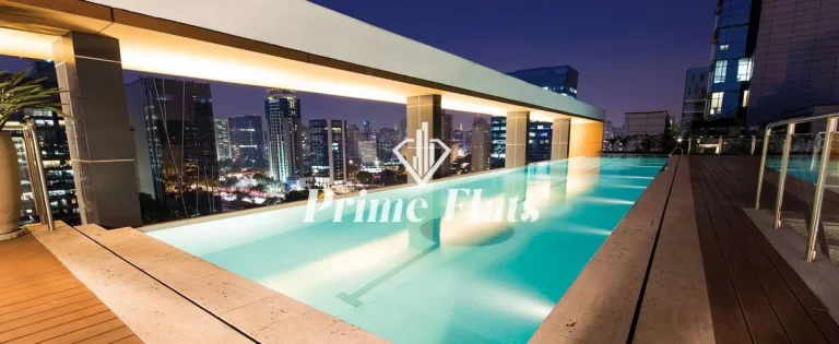Imagem Flat disponível para locação no FL Residence, com 65,30m², 1 dormitório e 2 vagas de garagem