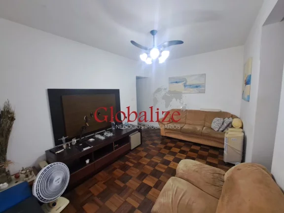 Imagem Apartamento á venda com 92m², 3 quartos, 2 banheiros, elevador, vaga por R$560.000,00 no Boqueirão em Santos