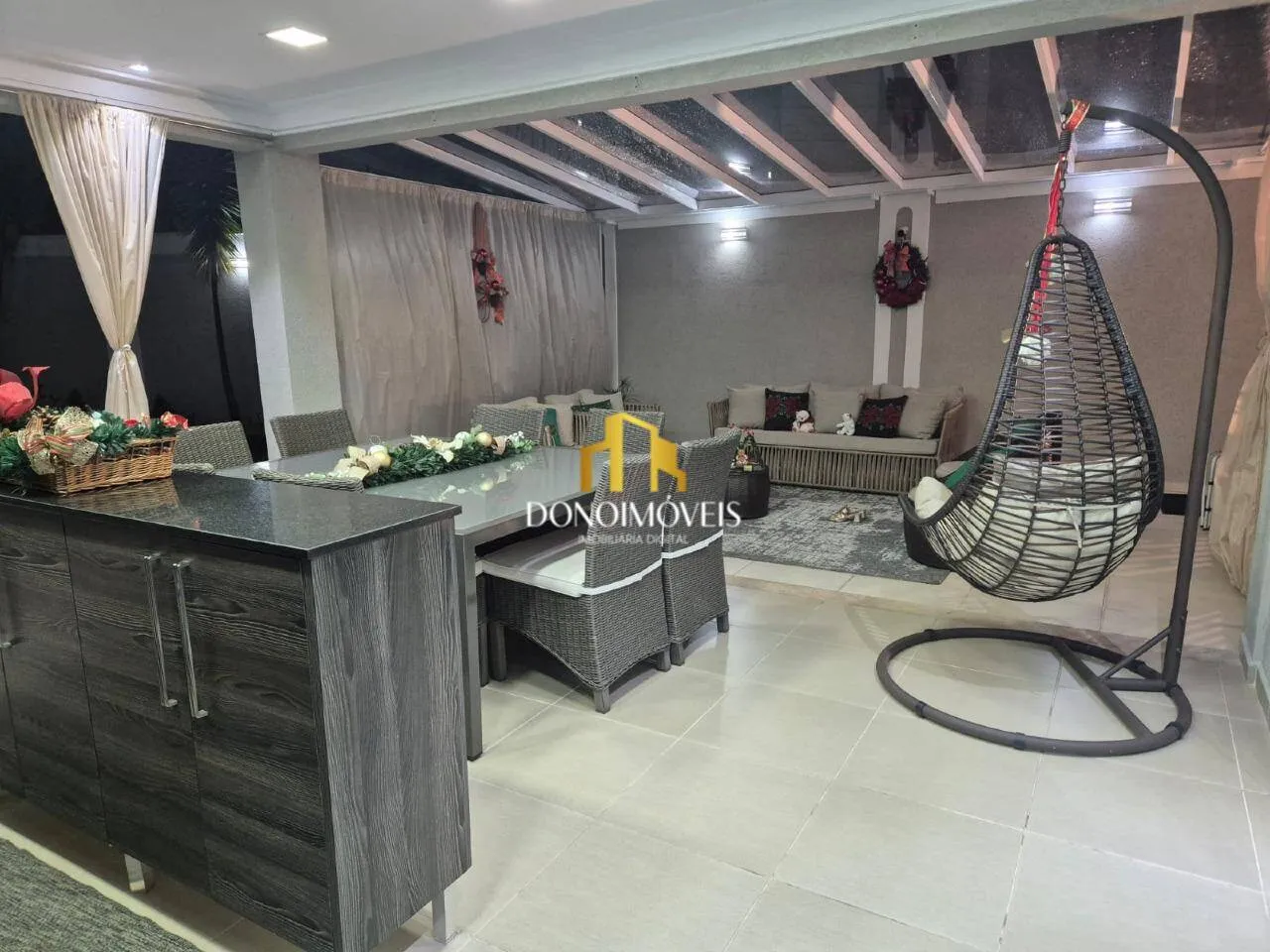 Imagem Sobrado 585 m² 6 suítes piscina aquecida Parque dos Pássaros SBC