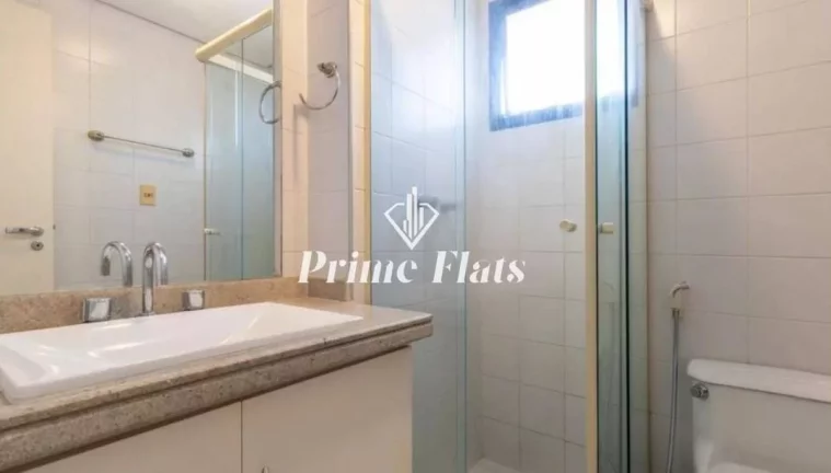 Imagem Flat disponível para venda no International Duplex Residence em Moema, com 42m², 1 dormitório e 1 vaga de garagem