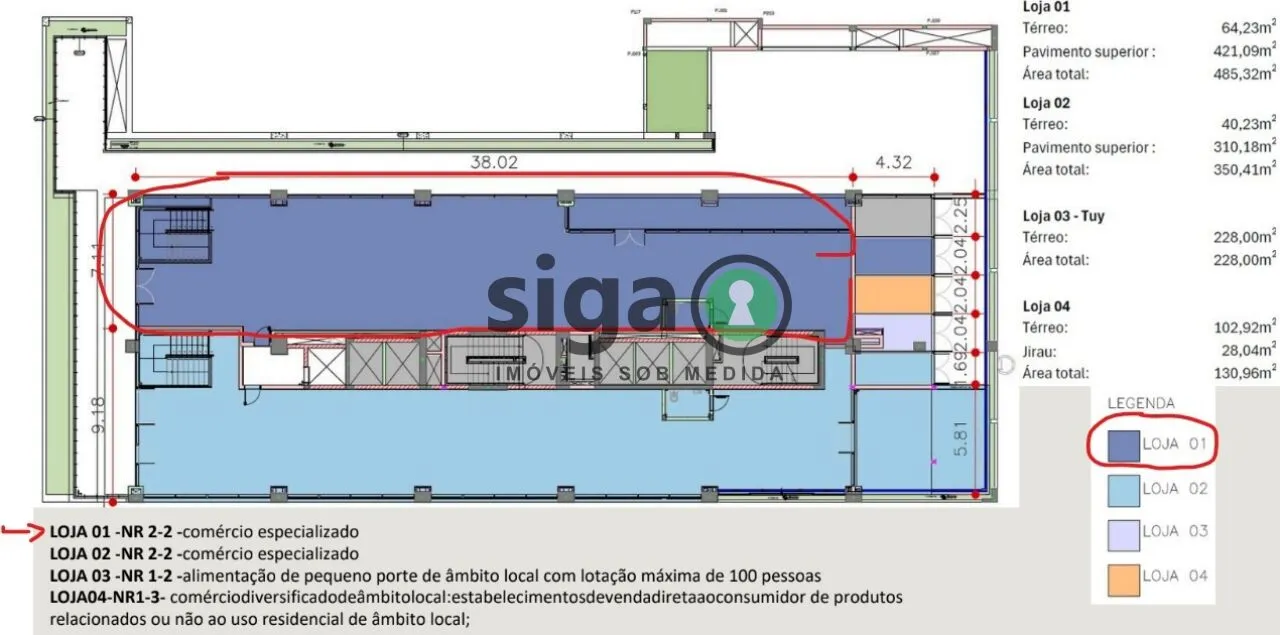 Imagem Loja comercial para venda ou locação no Itaim Bibi fachada ativa, São Paulo - SP
