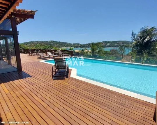 Imagem Casa Frente Mar para Temporada em Armação dos Búzios / RJ no bairro Ferradura