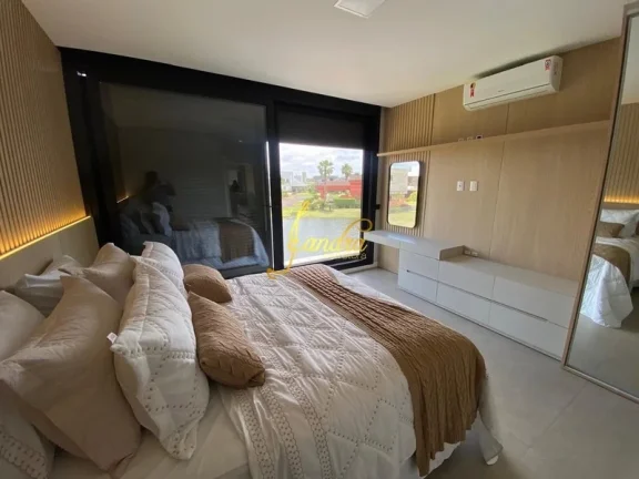 Imagem Sobrado com piscina, 06 suítes, mobiliado e decorado