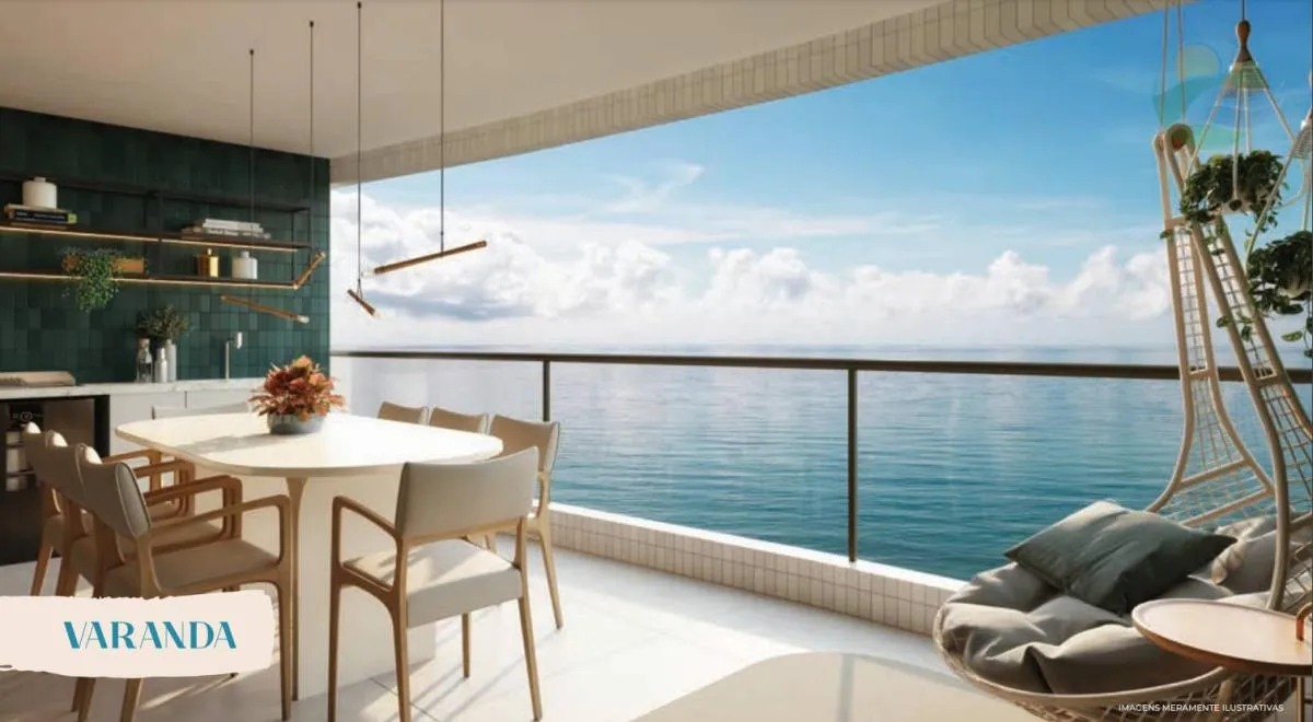 Imagem Apartamento 4 quartos, beira mar, no calçadão de Piedade, Jaboatão dos Guararapes, PE