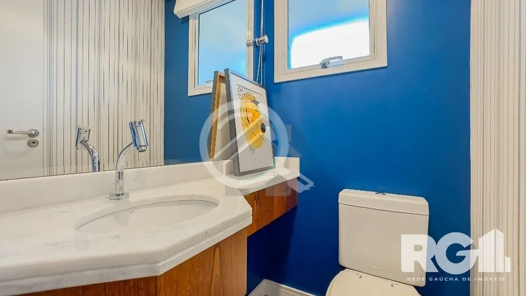 Imagem Apartamento lindamente decorado de 2 suÃ­tes, Lavabo, Churrasqueira e 2 vagas de garagens cobertas Ã...