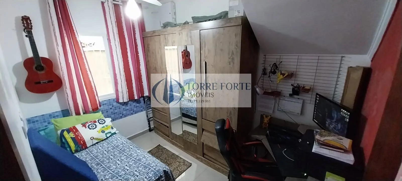 Imagem Casa Terrea em condominio com 2 quartos 1 vaga na Vila Mirim Praia Grande
