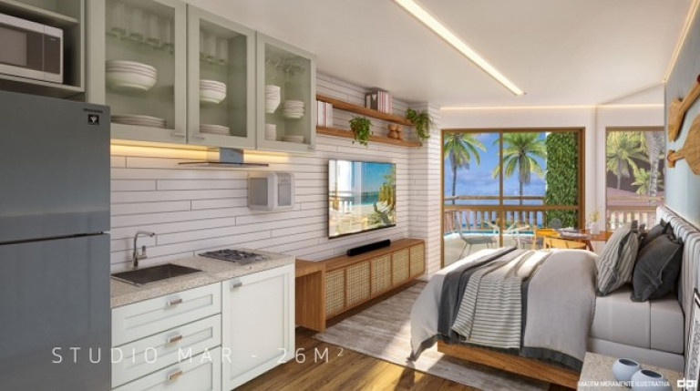 Flat à Venda,  em Praia Carneiros - Tamandaré