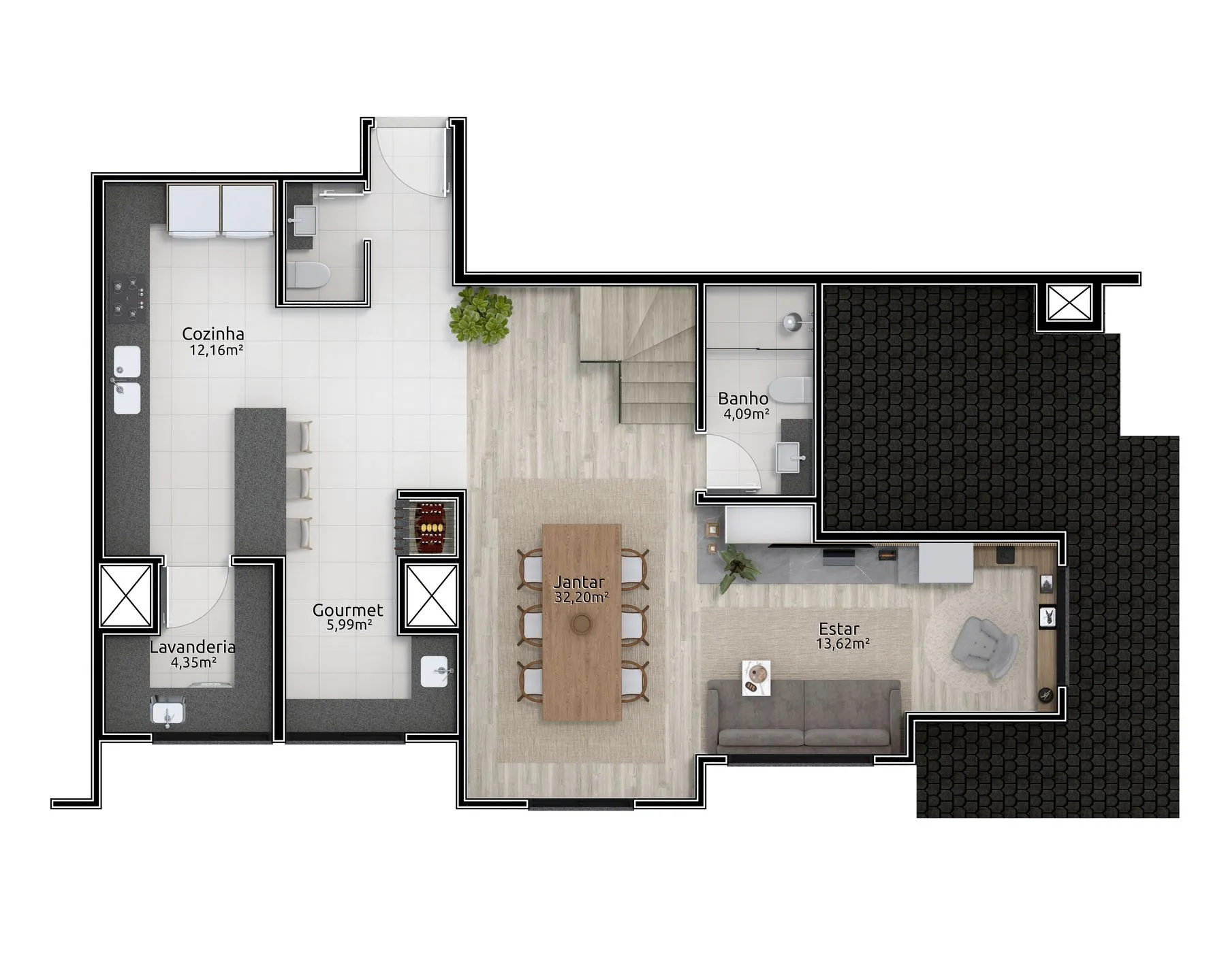 Imagem Apartamento à venda em Gramado, Planalto, com 2 quartos, 76.13m2