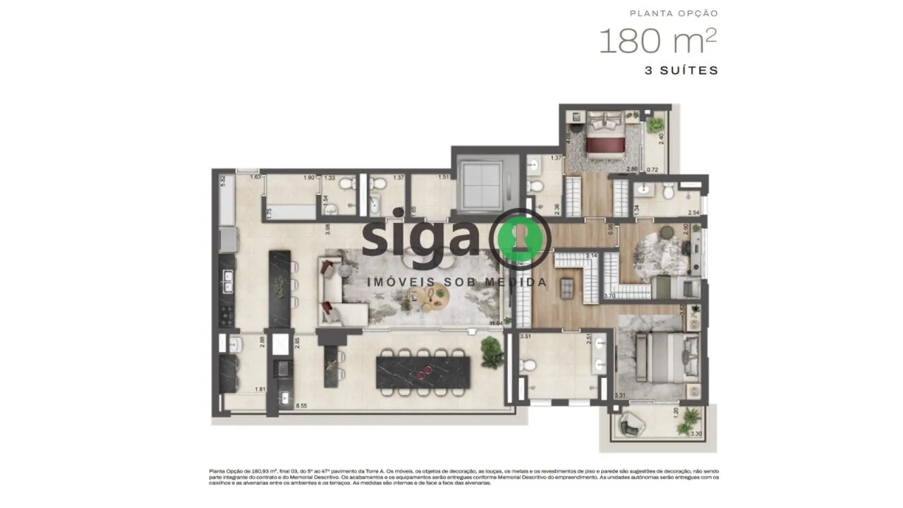 Imagem APARTAMENTOS DE ALTO PADRÃO À VENDA EM SANTO AMARO AO LADO DA HÍPICA CONDOMÍNIO CL