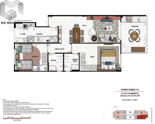 Imagem Apartamento à venda em Vila Isabel, convencional ou garden, com vaga e lazer.