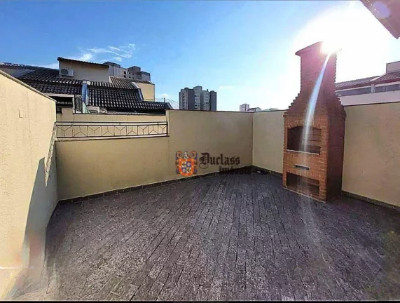 Imagem Cobertura com 2 dormitórios à venda, 110 m² por R$ 650.000,00 - Campestre - Santo André/SP