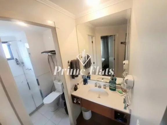 Imagem Flat disponível para venda no Quality Suítes Long Stay Vila Olímpia, com 48m², 2 dormitórios e 1 vaga