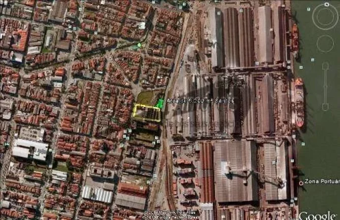 TERRENO Á VENDA SANTOS, ÁREA ZONA PORTUÁRIA