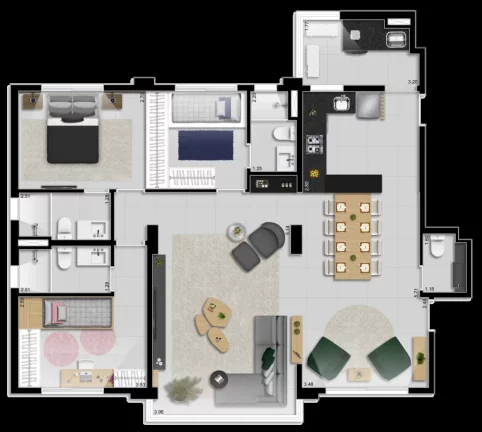 Imagem Apartamento à Venda Na Vila Mariana Com 3 Suítes e 3 Vagas