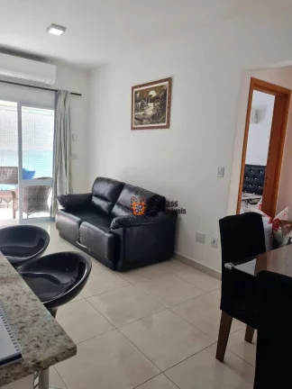 Imagem Apartamento com 1 dormitório à venda, 56 m² por R$ 360.000 - Vila Guilhermina - Praia Grande/SP