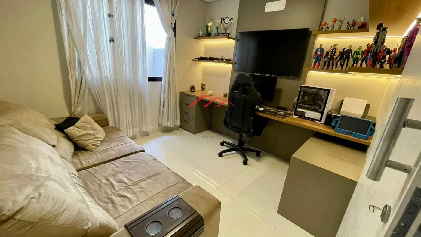 Imagem Sobrado em Condomínio para Venda em Sumaré, Residencial Real Parque Sumaré, 3 dormitórios, 3 suítes, 5 banheiros, 4 vagas
