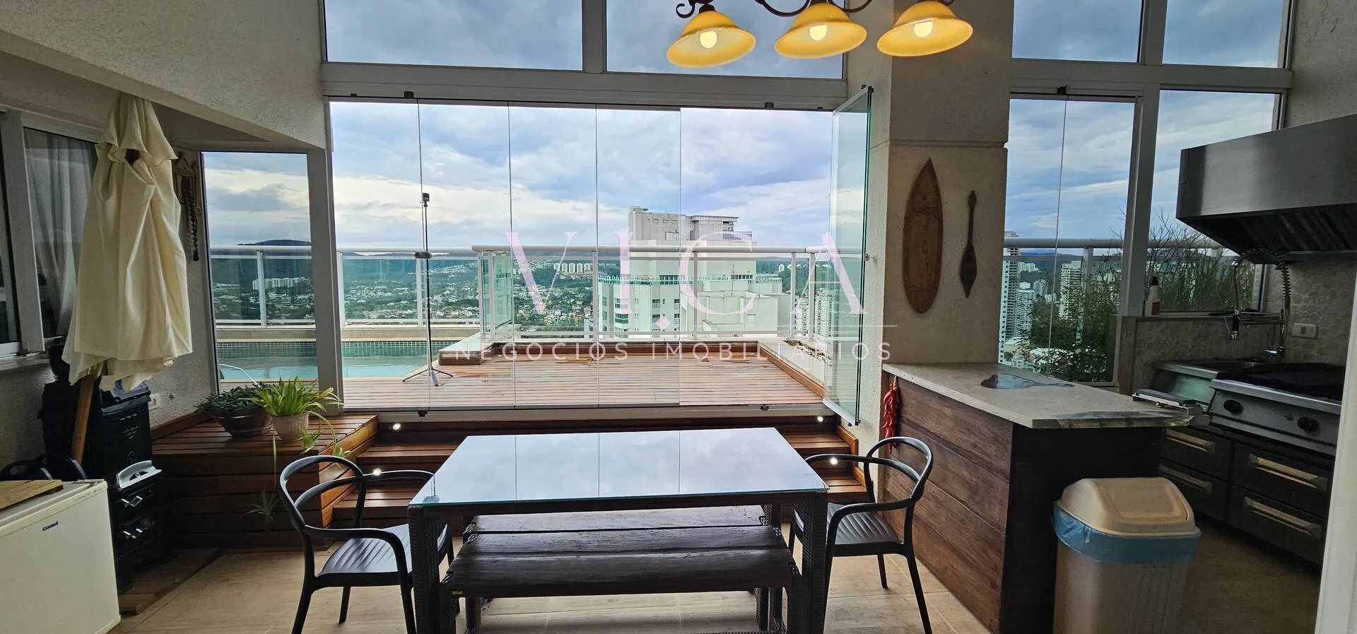 Imagem Apartamento cobertura mobiliado 342 m², aluguel R$ 40.000 - Alphaville/SP
