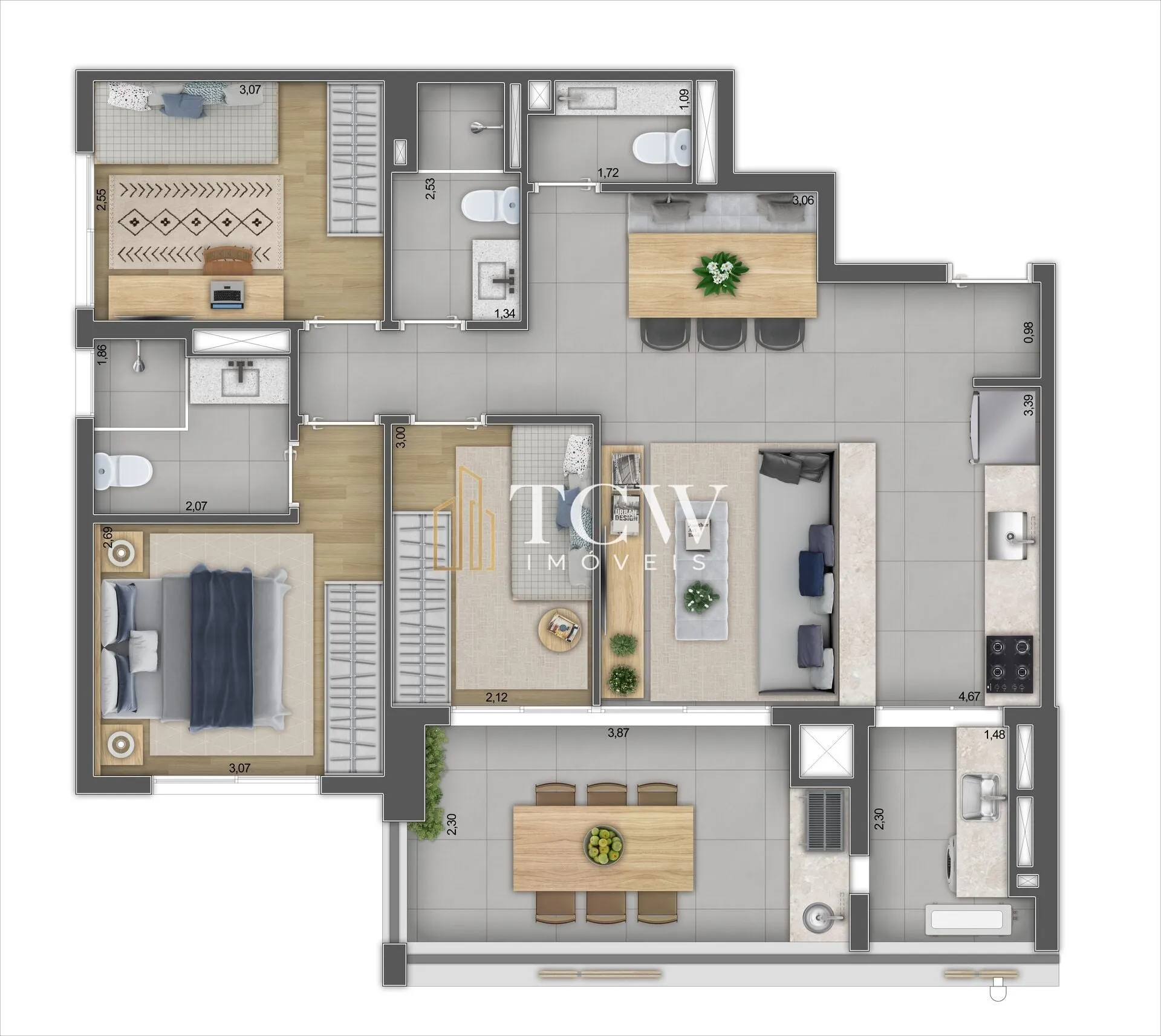 Imagem Apartamento à venda no bairro Pinheiros - São Paulo/SP, Zona Sul