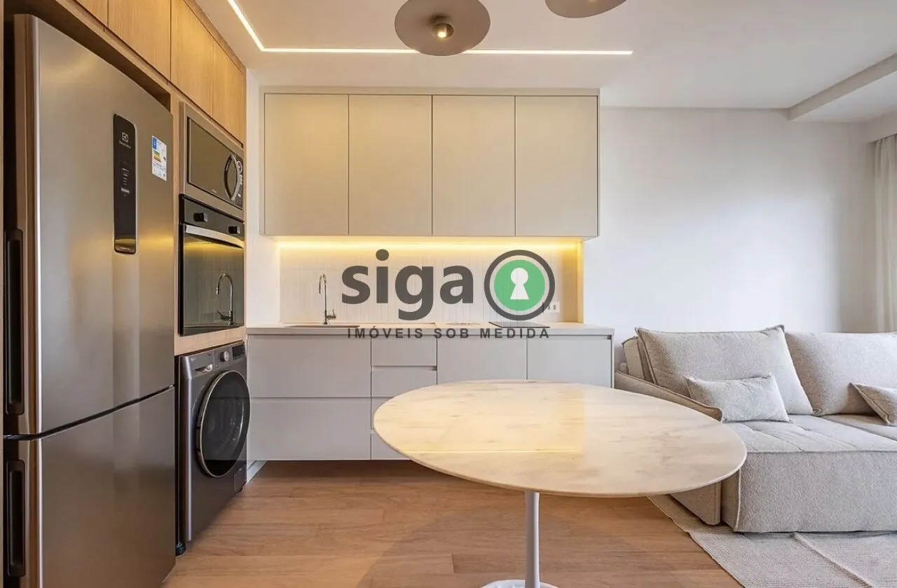 Imagem Lindo Apartamento com 1 dormitório, 1 vaga, à Venda na Vila Madalena
