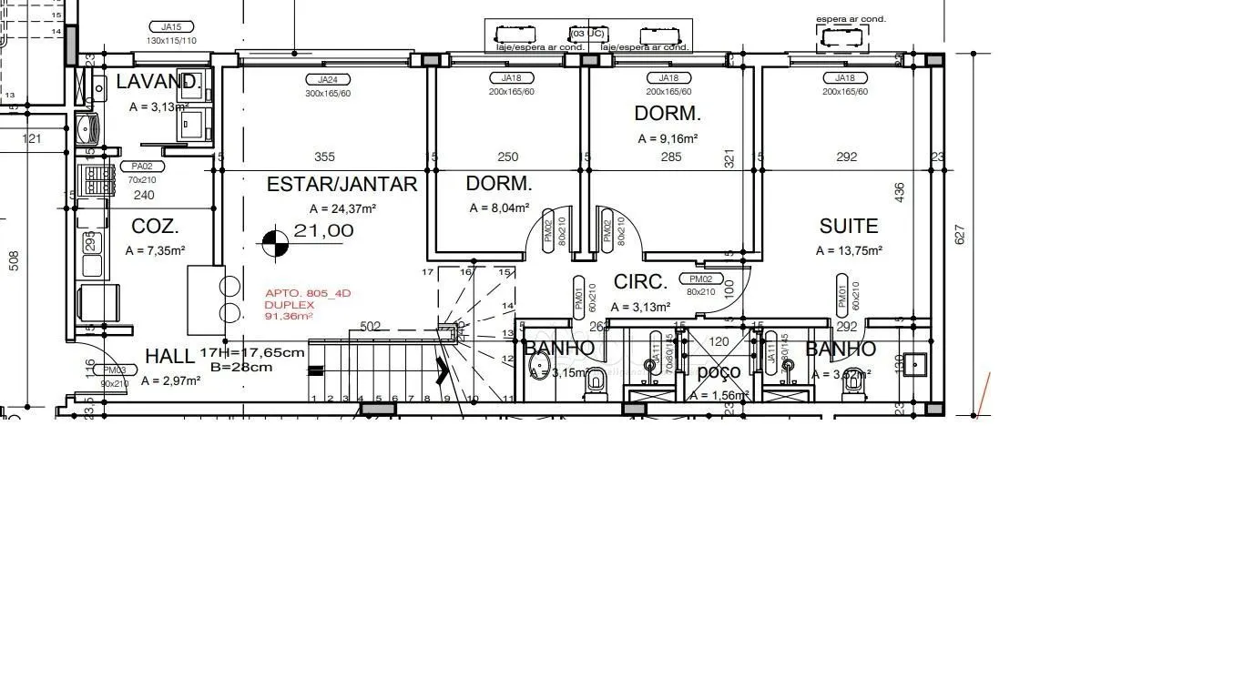 Imagem Cobertura para Venda - 199m², 4 dormitórios, sendo 2 suites, 3 vagas - Menino Deus
