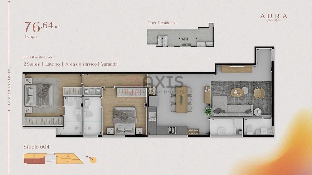 Imagem Apartamento 2 quartos no Funcionários - Lazer