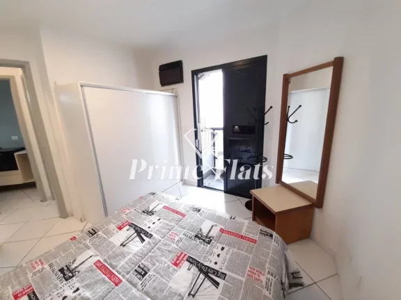 Imagem Flat disponível para locação no Columbia Residence, com 38m², 1 dormitório e 1 vaga