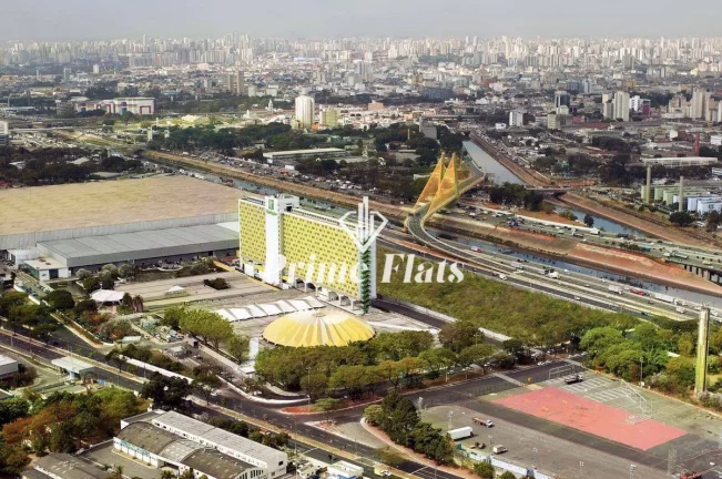 Imagem Flat disponível para venda no Holiday Inn Anhembi, com 26m², 1 dormitório e 1 vaga