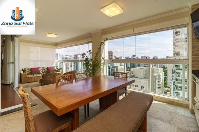 Imagem Apartamento Alto Padrão à Venda Na Vila Olímpia Com 3 Suítes, Varanda Gourmet e 4 Vagas