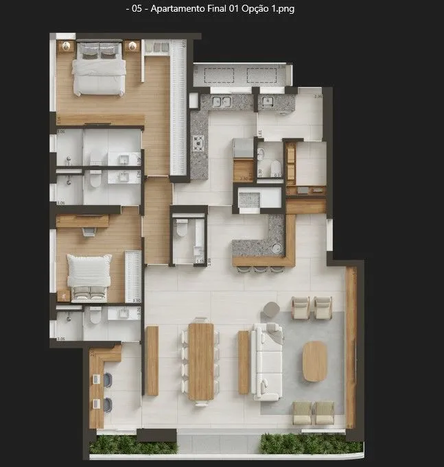 Imagem Apartamento em Menino Deus
