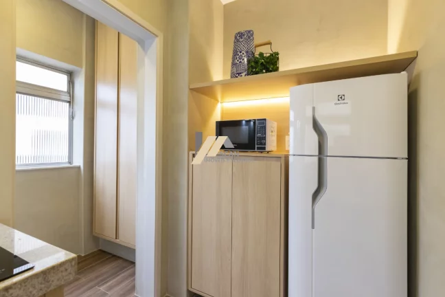 Imagem Apartamento mobiliado com 1 quarto para alugar no Cambuí, em Campinas, São Paulo.