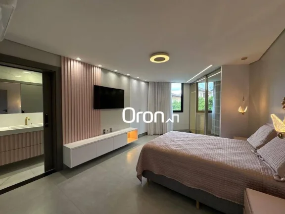 Imagem Sobrado mobiliado com 3 dormitórios à venda, 286 m² por R$ 3.990.000 - Jardins Madri - Goiânia/GO