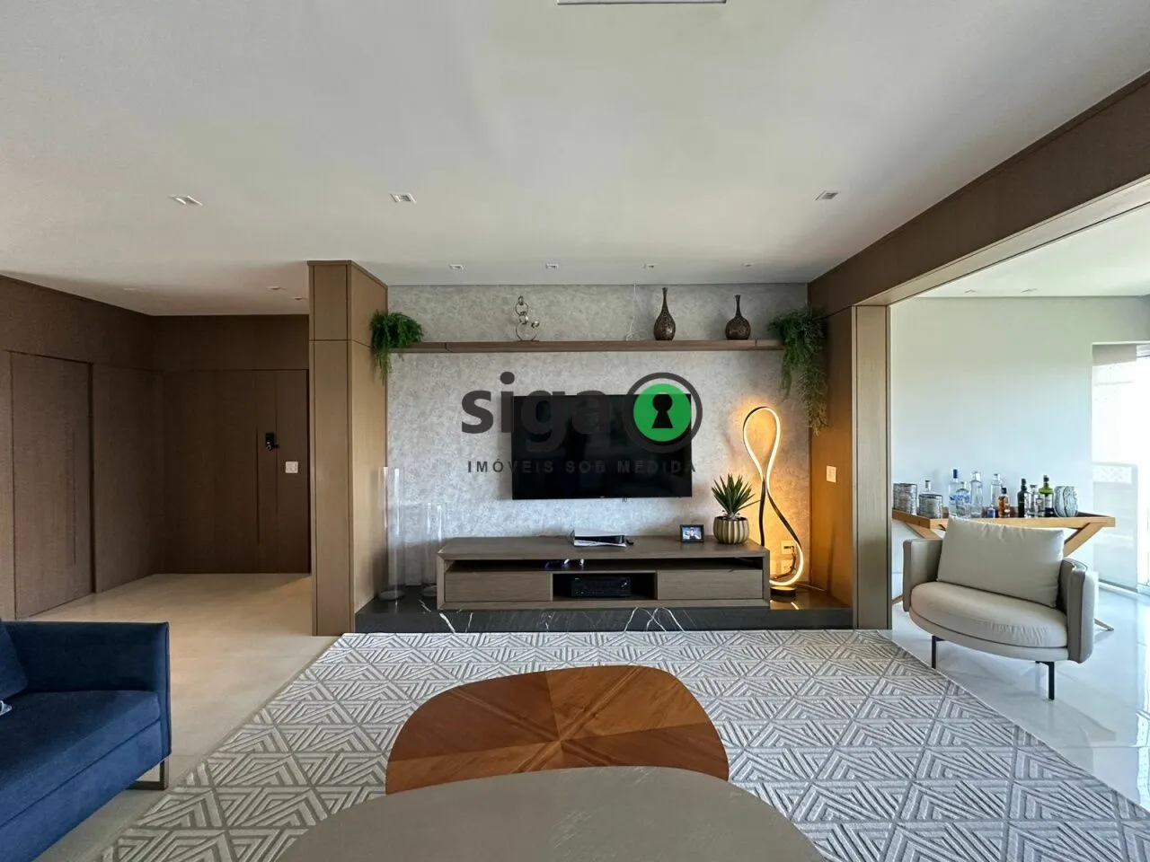 Foto do imóvel Apartamento á VENDA Mobiliado no Panamby, 3 Suítes, andar alto