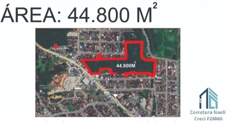 Foto do imóvel Terreno/área localizada na zona urbana, COM 44.800M, ideal para condomínios em Paranaguamirim Joinville - PR