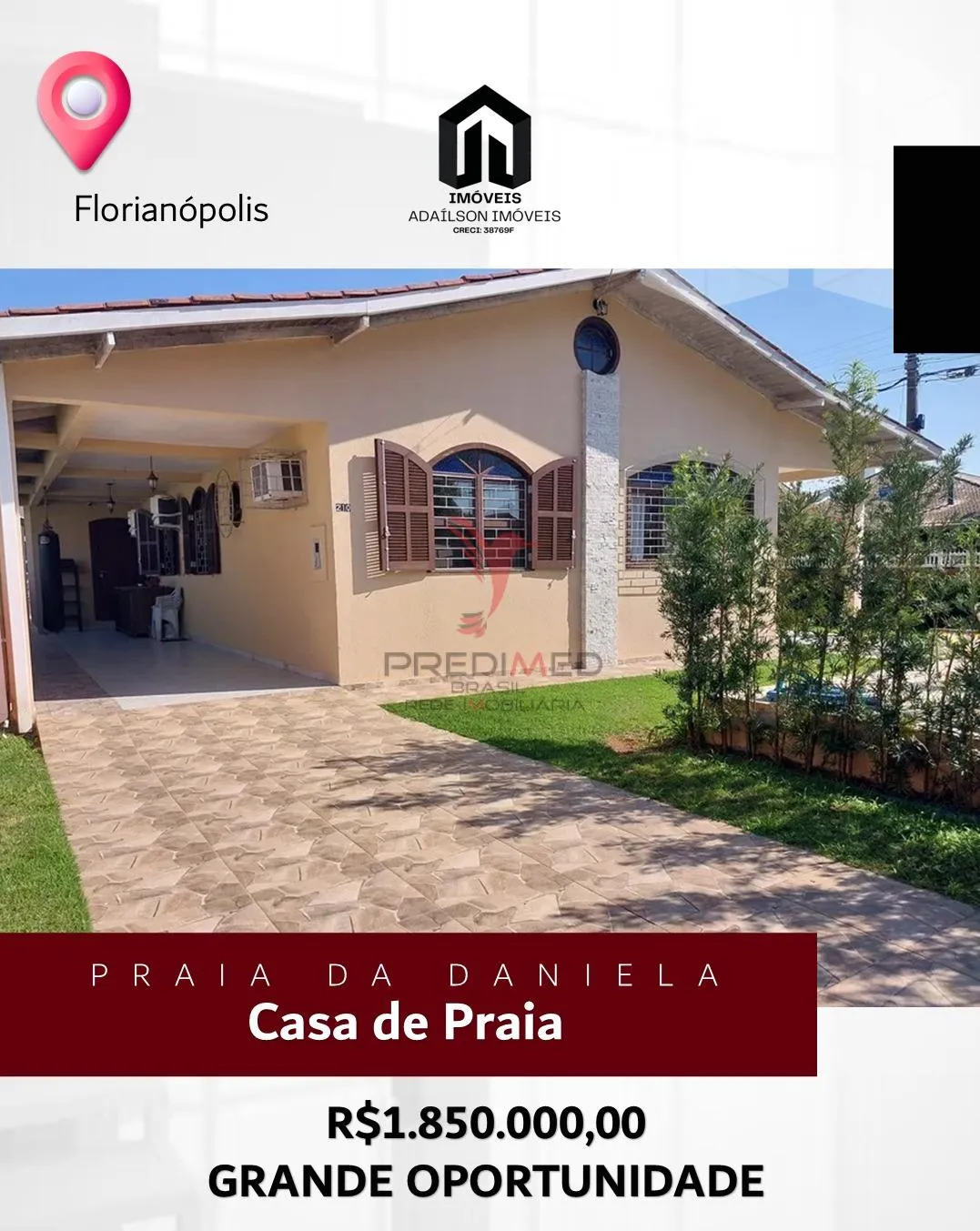 Imagem Casa com 4 Quartos e 3 banheiros à Venda, 201 m² por R$ 1.850.000