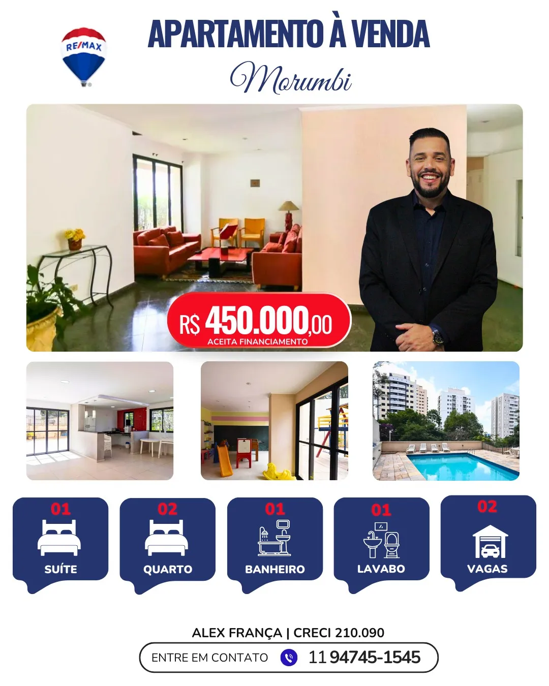 Imagem Apartamento para venda em Vila Andrade com 3 quartos, sendo 1 suíte, 111m2