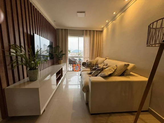 Imagem Apartamento com 3 dormitórios à venda, 84 m² por R$ 840.000 - Marapé - Santos/SP
