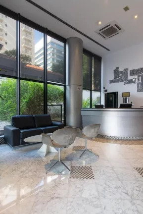 Imagem Flat disponível para locação no Hotel Intercity Interative Jardins, com 23m², 1 dormitório e 1 vaga