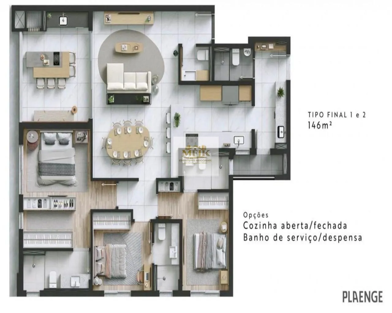 Imagem APARTAMENTO RESIDENCIAL em Curitiba - Paraná, Tarumã
