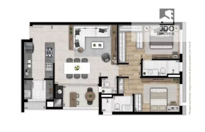 Imagem Apartamento a Venda no bairro Champagnat - Curitiba, PR