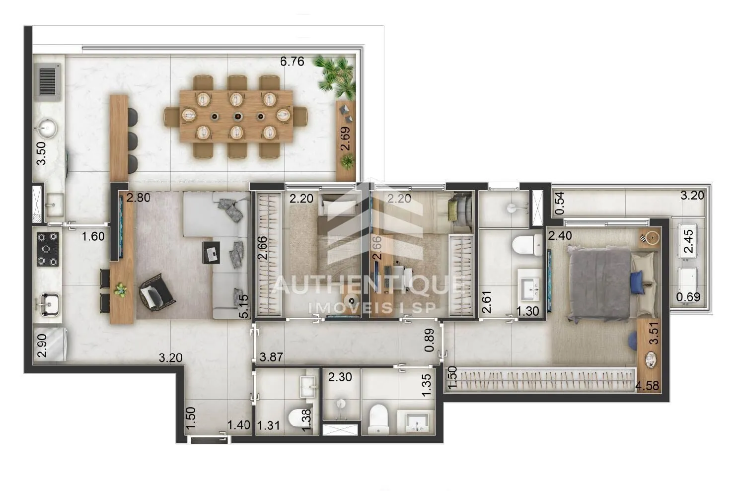 Imagem ARCH BOA VISTA - ALTO DA BOA VISTA - Apartamento à venda no bairro Alto da Boa Vista - São Paulo/SP, Zona Sul