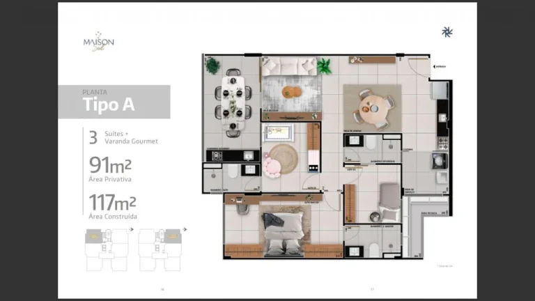 Imagem Apartamento 3 dormitórios para Venda em Teresina, Cristo Rei, 3 dormitórios, 3 suítes, 3 banheiros, 2 vagas